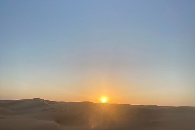 Sunset watching in Al Wahiba Sand - Sunset From a High Dune