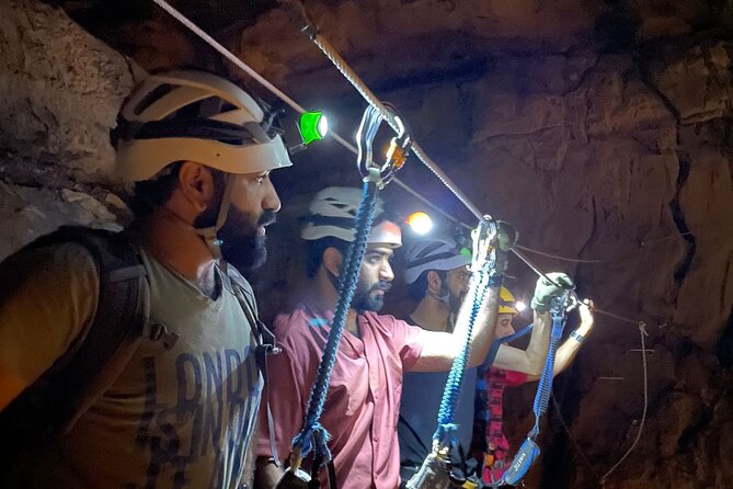 Via Ferrata And Zip Line - Returning by zip line