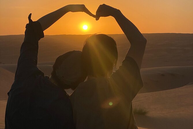 Wadi Bani Khalid and Wahiba Sands Desert with Sunset Watching - Sunset on the golden dunes