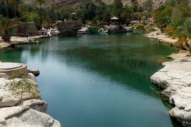 Wadi Shab and Bimmah Sinkhole 4X4 (Private Tour ) - The pools, keyhole, and small waterfall