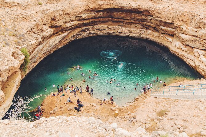 Wadi Shab and Bimmah Sinkhole Full Day Tour - Bimmah Sinkhole: a short, striking final stop