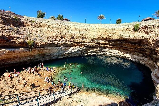Wadi Shab and Bimmah Sinkhole Private Day Trip+Lunch - Bimmah Sinkhole in about 90 minutes