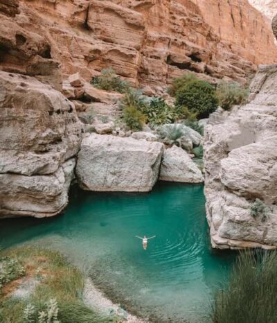 wadi shab and bimmah sinkhole tour from muscat