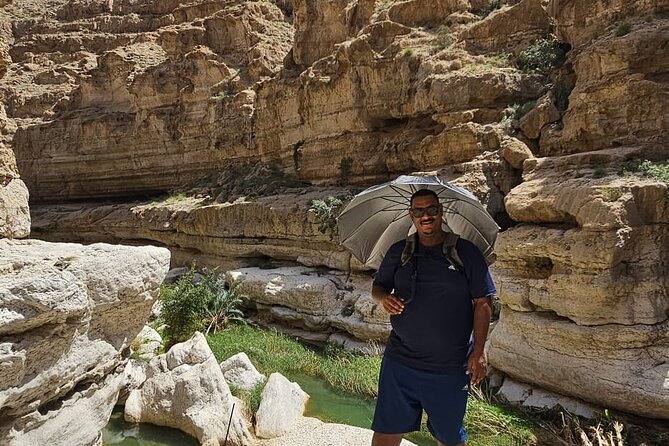Wadi Shab Expedition - Entering Wadi Shab after the 45-minute walk