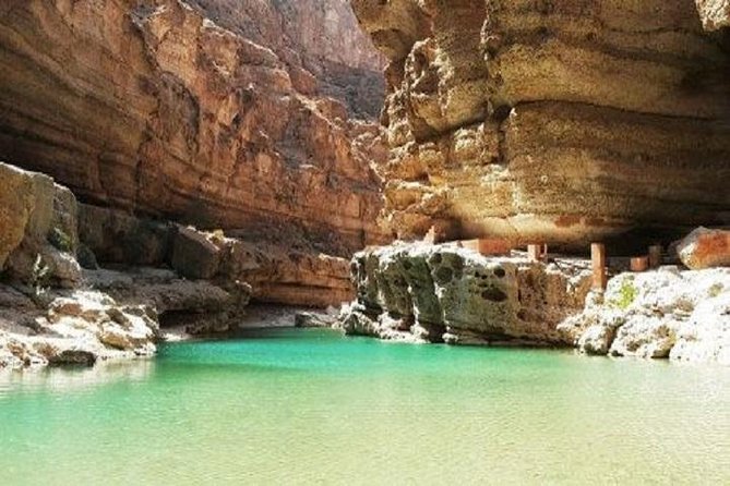 Wadi Shab full day tour - Fins Beach is a short final coastal glimpse