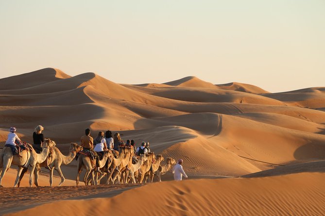 Wahiba Sands Safari with Wadi swimming and Camelride - Cooling off at Wadi Bani Khalid