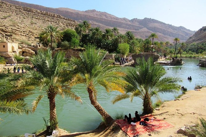 Wahiba Sands Safari with Wadi swimming and Camelride - Watching the colors shift across Wahiba Sands