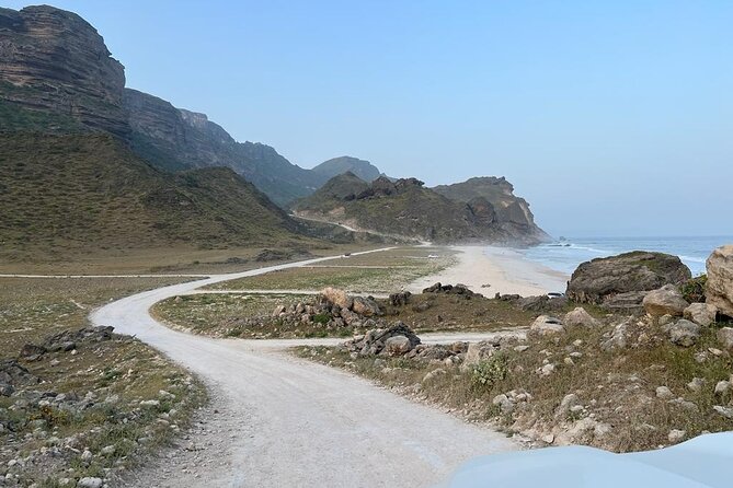 West Salalah Tour - Caribbean of Orient - Fazayah Beach with City - Afoul Beach, the quiet photo stop